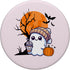 PopSockets Standard PopGrip - Cute Ghost Drinking Coffee Lover Halloween Pumpkin Women