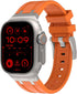 Compatible Apple Watch Ultra Band, 49mm 45mm 44mm 42mm Silicone Watch Band for iWatch Ultra 2 Series 9 8 7 6 5