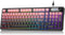 BlueFinger RGB Gaming Keyboard, 98 Keys USB Wired Keyboard with Rainbow Backlit, Volume
