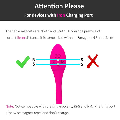 Vebaisa 2 5mm/0.2inch Magnetic USB DC Charger Cable Replacement Charging Cord for Dots Rechargeable Devices