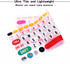 HRH Ultra Thin Silicone Keyboard Cover for Logitech K380 Multi-Device Bluetooth Keyboard, Creative Rainbow Font