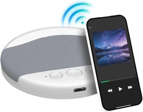 Generic Sleep Speaker Under Pillow with White Noise Timer and Led Nights - Pillow Speakers for Sleeping Wireless Sleep