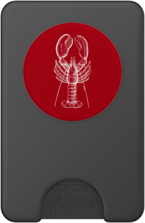 Lobster Nautical Line Art PopWallet for MagSafe