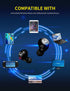 Wireless Earbuds Bluetooth 5.0 Waterproof in-Ear Headphones with Mic and Charging Case, 30H Playtime for Kids