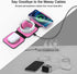Wireless Charger 3 in 1, RTOPS Magnetic Travel Charging Station for Multiple Devices, Compatible with iPhone 16/15/14