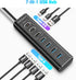 Powered USB Hub, Rosonway 7-Port USB 3.2/USB C Hub with 10Gbps USB-A, 2 USB-C, 4 USB 3.0 Ports, 12V Power Adapter