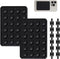 ALiHAN 2 Pack Silicone Suction Phone Case Mount, Double Sided, Non Slip Suction