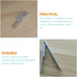 POPETPOP Portable Foldable Zinc Alloy Phone Stand Desktop Mobile Phone Bracket Silver Compact Cellphone Holder for Home