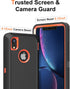 iPhone XR Case - Rugged 3-in-1 Full Body Protection, Heavy Duty Military Grade, Kickstand Holster & 2 Screen Protectors
