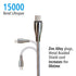 USB-C to USB C Fast Charger Cable 60W 3ft 2-Pack, Metal Braided Wire, Tangle Free Charging Cords