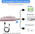 Wireless Mouse for MacBook Pro, Air, iMac, Desktop Computer, Chromebook, Win7/8/10 PC HP Dell (Rose Gold)