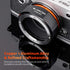 K&F Concept Lens Mount Adapter for Olympus OM Lens to M4/3 Olympus Pen Cameras