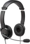 Kensington Hi-Fi Headphones with Microphone (K97603WW), Universal 3.5mm, Black