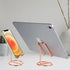 Cell Phone Stand Holder Desk Accessories, Cute Metal Rose Gold, Compatible with All Mobile Phones