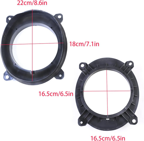 Speaker Adapter Spacer Bracket Rings for Toyota Camry 2018-2023, Install Aftermarket Car Speaker for Lexus ES