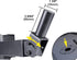 HW-339 Speaker Wall Mount, Wall Mount Brackets Support up to 100lbs, Swivel & Tilt for Large Speakers, 2 Packs (Black)