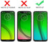 for Moto G7 Case - Slim Shockproof Clear Floral Pattern TPU Back Phone Cover for Motorola Moto G7 / G7 Plus