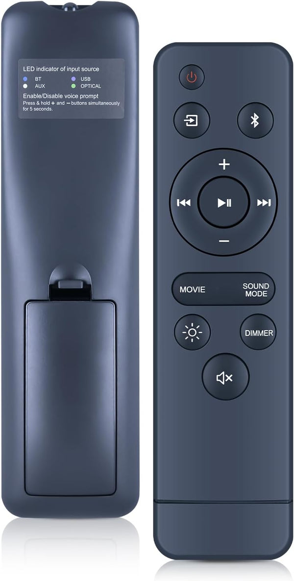 WDZP New Soundbar Remote Control for Onn 100075108 20 Inch Sound Bar Speaker