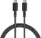 Smartish Crown Joule USB-C Charger for iPhone 15 - 6ft Fast Fabric Cable 100W - Compatible with Android, MacBook Pro -
