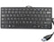 iKKEGOL USB Mini Slim Wired 78 Key Small Super Thin Compact Keyboard for Desktop Laptop PC Win 7 Mac (Black)