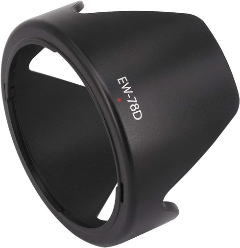 Haoge Bayonet Lens Hood for Canon EF-S 18-200mm f3.5-5.6 IS, Replaces Canon EW-78D