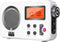 Shower Radio Speaker, Portable LCD Display Stereo Radio with AM/FM, Long Playback Time Radio with 20 Preset Stations