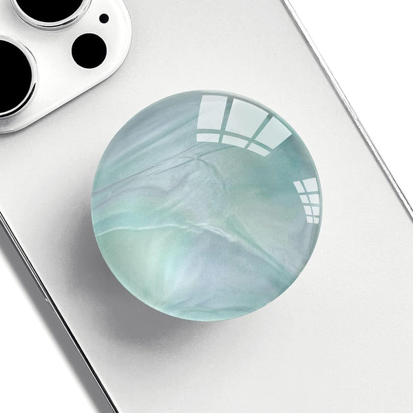 Translucent Clear Phone Grip with Expanding Kickstand, Cell Phone Collapsible Stand for Smartphones