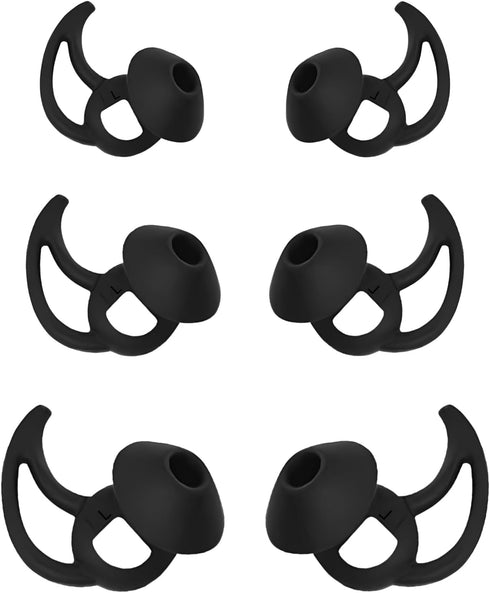 Earbud Replacement Tips Silicone Tips Compatible with Bose Quietcomfort and Sport Headphones, 3 Pairs S M L