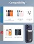 17/16/15/14/13/12 5 TopMade for Magsafe Wallet, Magnetic Card Holder for iPhone Series, Strongest Magnetic Phone Wallet