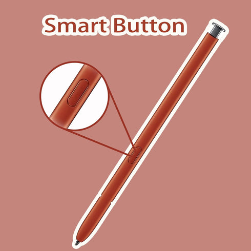 Orange Galaxy S22 Ultra Pen for Samsung Galaxy S22 Ultra 5G Touch Screen Stylus Replacement Parts, No Bluetooth