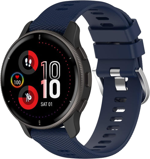 FitTurn 5 Pack Soft Silicone Replacement Wrist Strap for CITIZEN CZ Smart Touchscreen 44mm/41mm Smart Watch