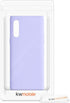 kwmobile Soft Slim Case for LG Velvet, Protective TPU Silicone Cover in Lavender