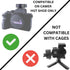 Cold Shoe Mount Replacement for DJI Mic, 3D Printed, Fits Camera Hot Shoe Mounted (3 Pack), Black, BCDM1M