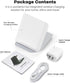 Wireless Samsung Charging Station, 15W Folding Travel Charger for Galaxy Z Flip 6/5/4, Compatible with iPhone