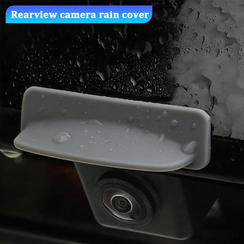 HZEL Car Rear View Backup Camera Cover, Silicone Anti-Rain Vehicle Reversing Camera Guard Shield, Automotive Rear View