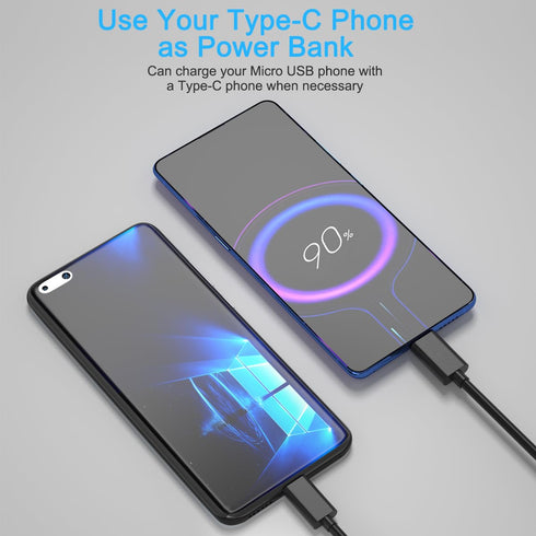 USB C to Micro USB Cable, Type C Charger Compatible with Samsung Galaxy S4/S7, MacBook Pro, Xbox-One, PS4