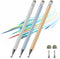 Stylus Pen for Touchscreen, 3pcs 2in1 High Precision Sensitivity Stylus, Compatible with iPhone, iPad, Android,