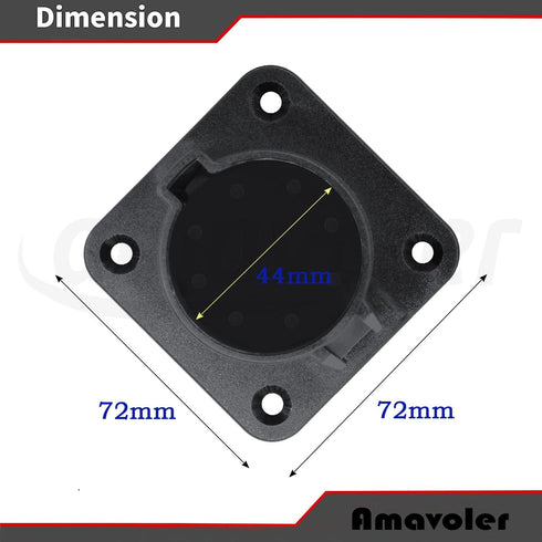 EV Charger Holder-Electric Vehicle Charger Nozzle Holster Dock and J-Hook Combination for J1772 Connector. by amavoler