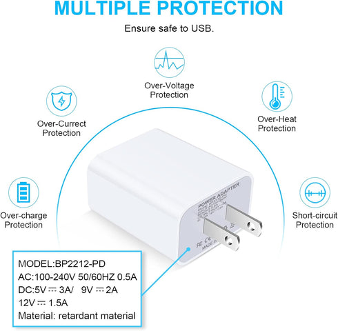 USB C Fast Charger for Google Pixel 9a, 9 Pro, XL, Fold 9, 20W 3A PD Power Adapter with 6FT Type C to C Cable