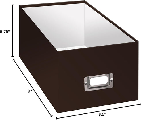 Pioneer BCD-1S CD/DVD Storage Box, Dark Brown by Pioneer Photo Albums