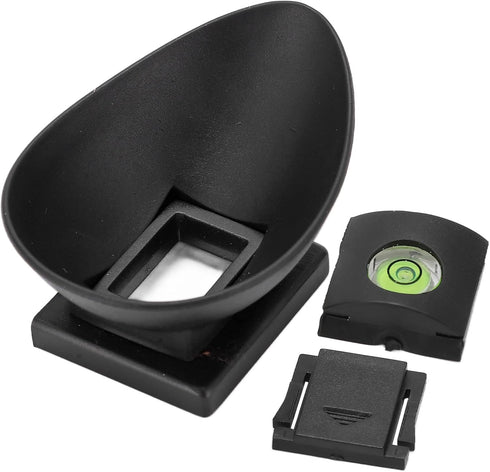 Hilitand Camera Viewfinder Eyecup,22mm Rubber Viewfinder Eyecup with Top Cold Shoe Cover