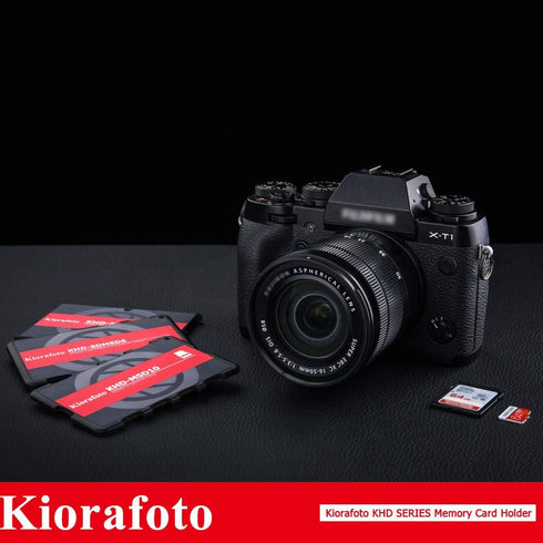 Kiorafoto KHD-MSD10 Portable Slim Credit Card Size Memory Card Case, 10 Slots for TF MSD Microsd Cards