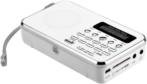 Docooler L-938 3W MP3 1.5 Inch MMC Mini FM Radio Digital Portable Stereo Speaker Audio Player High Fidelity Sound