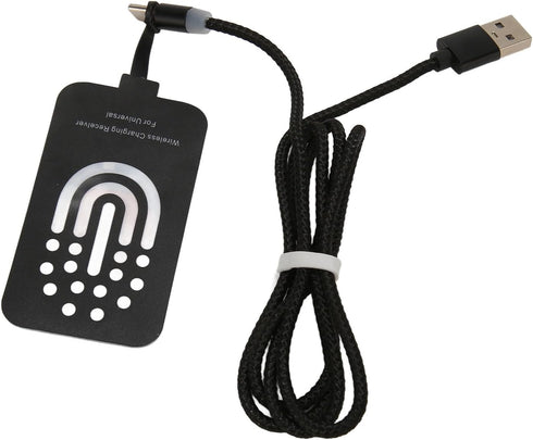 Wireless Charging Receiver, Type C 2000mA Wireless Charger Receiver for Galaxy A40 A20E, Thin Wireless Charging Adapter