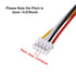 20pcs JST 2.0 Ph 4 Pin Connector Plug, Includes 10pcs Mini 4 Pin JST Ph2.0 26AWG Female and 10pcs Micro Male