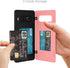 GOOSPERY Wallet Case for Galaxy Note 8 with Card Holder, Protective Dual Layer Bumper Phone Case (Pink)