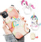 ZOSTLAND 3PCS Rainbow Horse Pegasus Phone Ring - Universal 360° Adjustable Finger Grip Stand Holder (3pcs Unicorn)