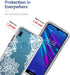 Phone Case for Huawei Y6 2019/Y6 Pro 2019/Y6s/Honor Play 8A/Honor 8A Case with Tempered-Glass Screen Protector, Clear Mandala Pattern Full Body Protective Cover for Huawei Y6 2019 (Mandala)