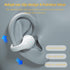 Open Ear Headphones, True Wireless Bluetooth Ear Clip Earbuds, Sweat Resistant, 24H Playtime, White
