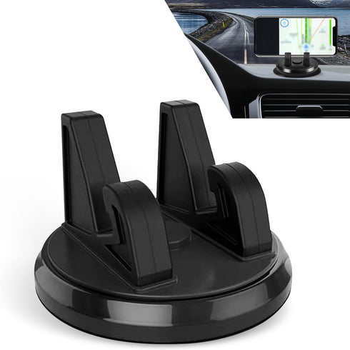 1 PC Car Dashboard Phone Holder, Waterproof Durable Metal Vehicle Phone Mount, 360 Degree Rotating Design